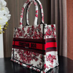 Christian Dior Small Dior Book Tote Red